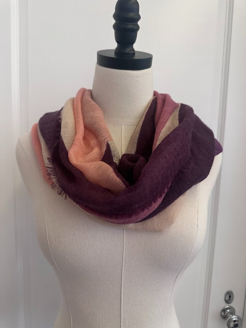 Sézane Utopia Scarf in Aubergine/Purple ~ NWT!